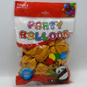 Panda Party Balloon Golden Color