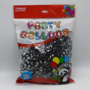 Panda Party Dot Black Color Balloon