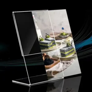 Clear Design Acrylic Table Display Stand 4x6