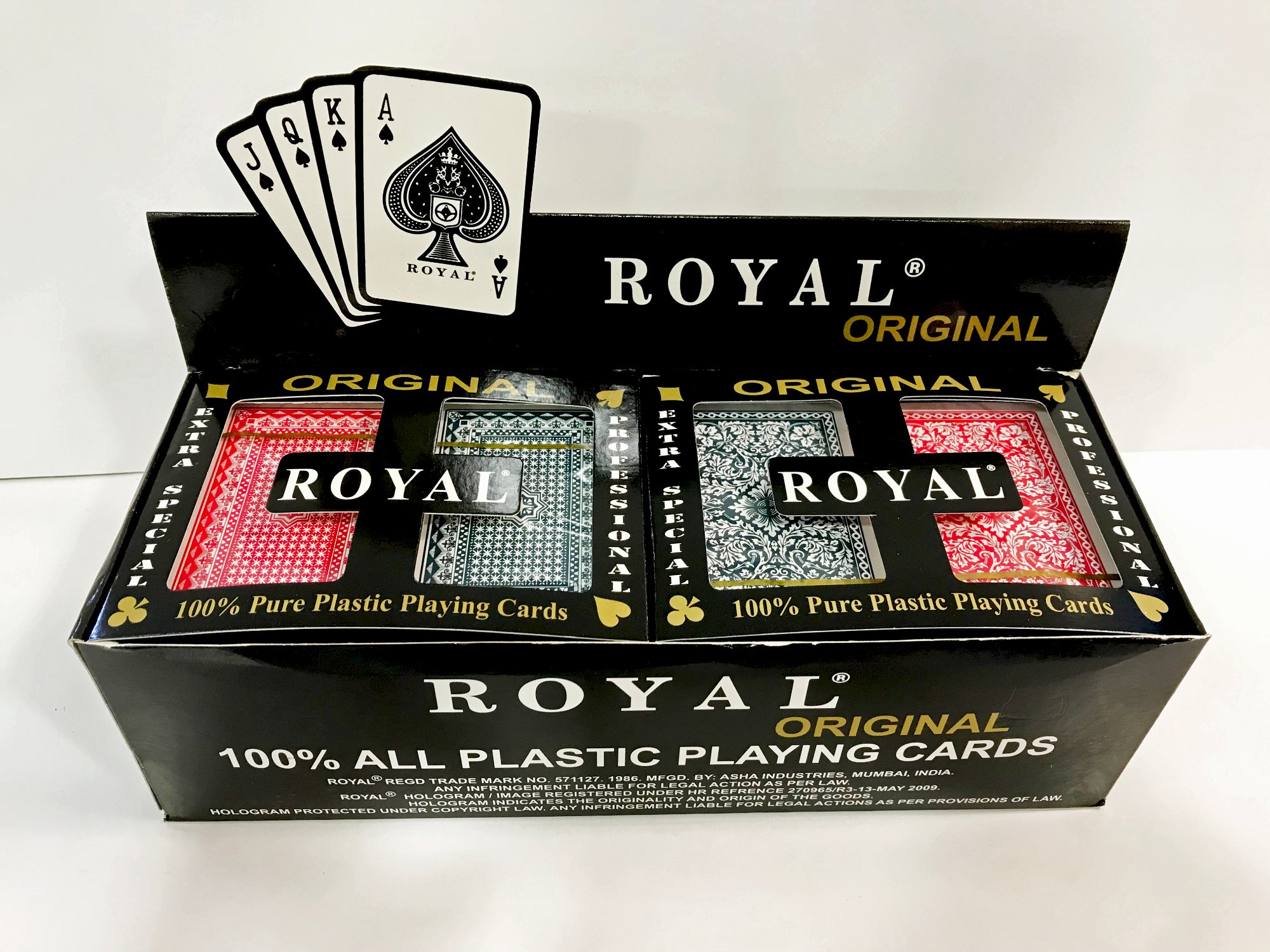 Royal Plastic Playing Card - 12 Pc