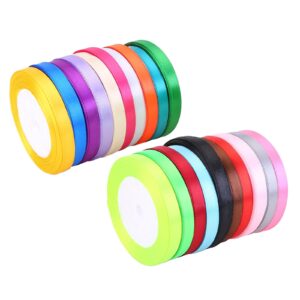 25 Meters 3/4 Inch Wide Silk Satin Ribbons