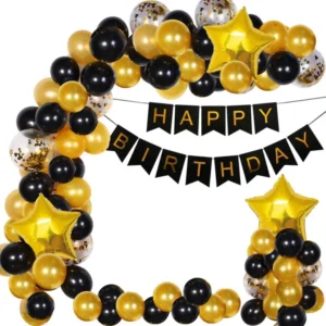 Birthday Golden & Black Themes