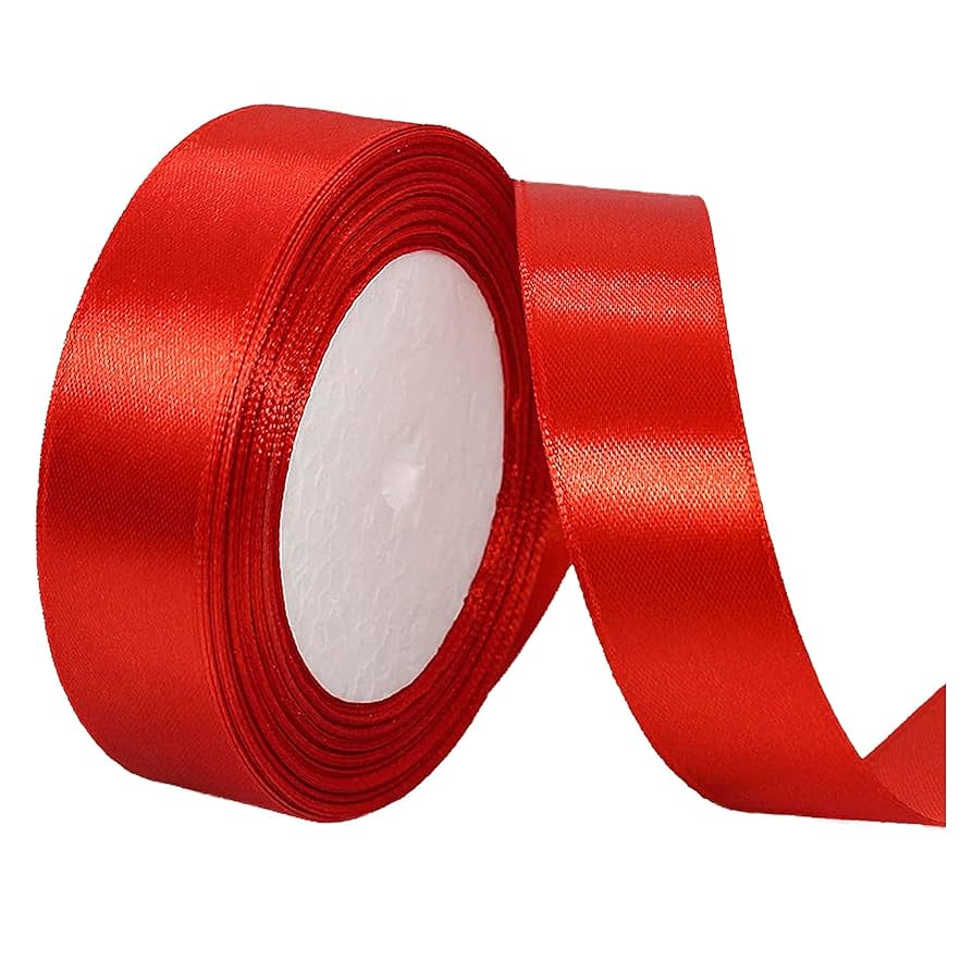 25 Meters 3/4 Inch Wide Silk Satin Ribbons - Image 3