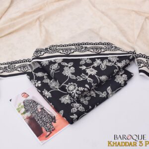 BAROQUE Khaddar Printed Premium Quality Unstitched 3-Piece