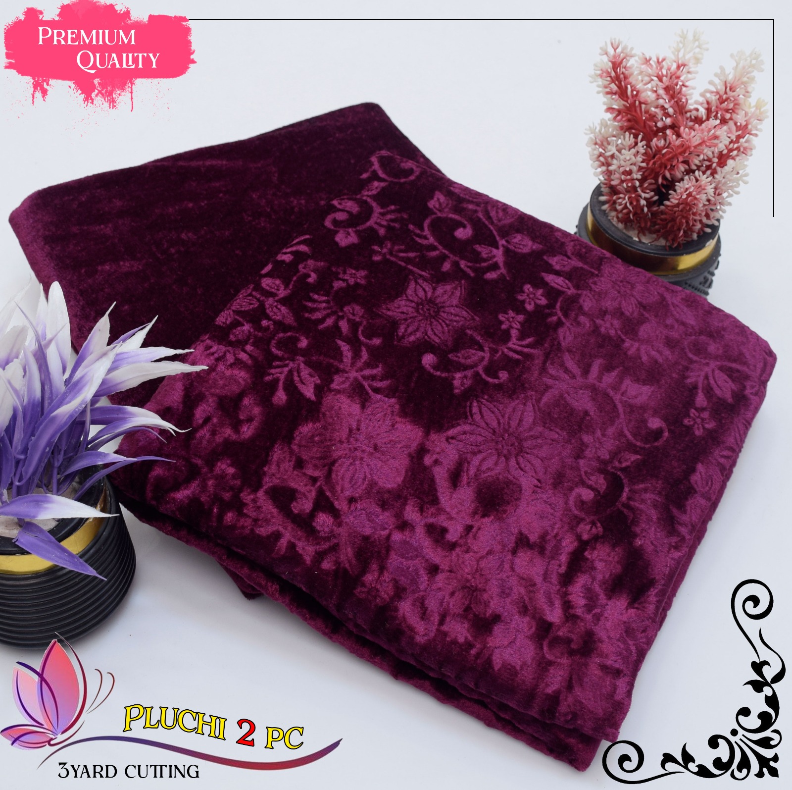PLUCHI Velvet Matching 2-Piece β Winter Collection 2026