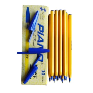YELLOW Piano Ball Point Pen – Pack of 10