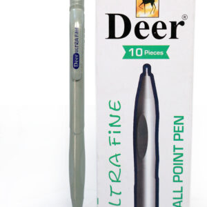 DEER Ultra Fine Ball Point – Black – Pack of 10