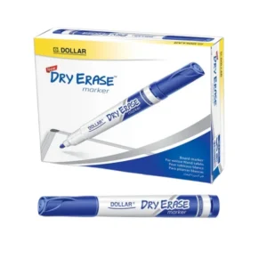 Dollar Dry Erase Whiteboard Blue Marker – Pack of 3