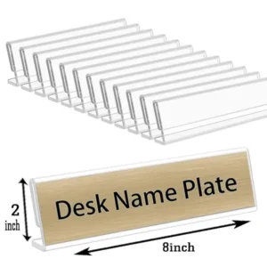 Desk Name Plate Display Holder
