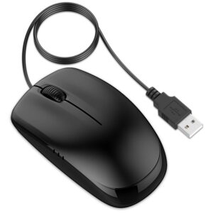 B Pair Wired USB Optical Mouse for PC & Laptop